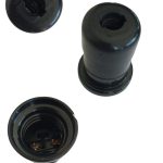 Portalamparas 2 piezas negro [UM 25u | 100u]