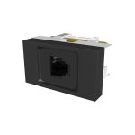 Modulo toma telefono Rj 45 Platinum negro [UM 1u | 0u]