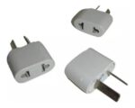 Adaptador americano/aleman p/plana blanco  [UM 1u | 100u]
