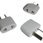 Adaptador americano/aleman p/plana blanco  [UM 1u | 100u]