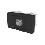 Modulo toma tv c/acople pin fino negro Platinum [UM 1u | 300u]