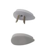 Ficha macho p/velador p/chata blanco [UM 20u | 100]
