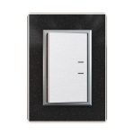 Bastidor y tapa cristal negro  [UM 1u | 120u]